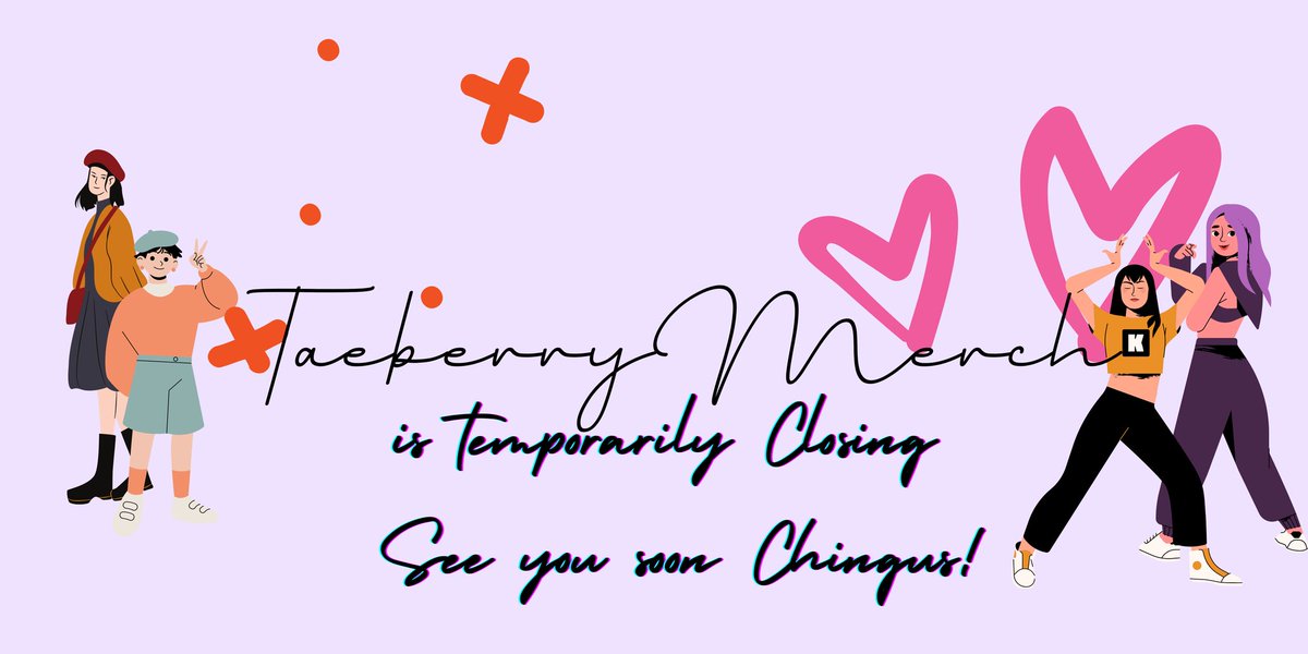taeberrymerch's tweet photo. Inconvenience and late packing because I'm rushing to lass my activities and too many errands to do at school. But when I go back I'll make sure everything is smooth. But for now I'll be closing temporarily. I'll be open again soon! 💜 https://t.co/Cd0pV5fdQr
