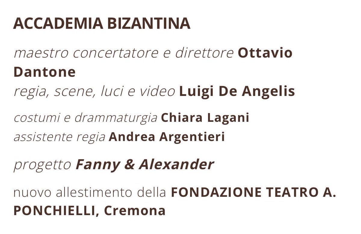 🔜 Próxima aventura en <a href="/ponchielli_cr/">Teatro Ponchielli di Cremona</a>  junto a Ottavio Dantone y <a href="/AccademiaBizant/">Accademia Bizantina</a>  #ilritornodulisseinpatria #festivalmonteverdi2022 #cremona #Italy