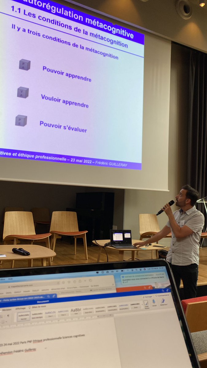 Séminaire PNF Paris 🧠 Éthique professionnelle : enseigner avec l’apport des sciences cognitives. Ouverture de ces 2 jours par <a href="/svtguilleray/">SVTGuilleray</a> #DEGESCO #canopé #IGESR