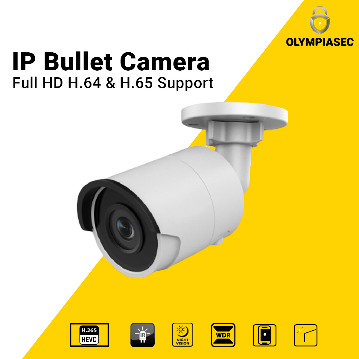 OlympiaSecure's tweet photo. Strengthen the security of your space with Full HD IP Bullet Camera!
Olympia Secure’s IP Bullet Camera offers a proactive security system to keep a user’s facility secured and protected.
#olympiasecure #cloudstorage #ipcamera #motiondetector #smoothmonitoring #motionsensor https://t.co/VXZ7LyZFTp