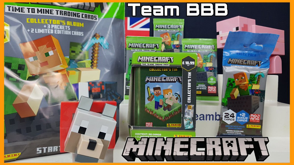 TeamBBB123's tweet photo. MINECRAFT TIME TO MINE TRADING CARDS!
https://t.co/ckIaDlGCPi

Its time for another Minecraft Mondays :)

#TimeToMine #MinecraftTimeToMine #MinecraftTradingCards #Minecraft #MinecraftMonday #MinecraftMondays #TradingCards #Tradingcard @OfficialPanini https://t.co/7GKZnWGANn