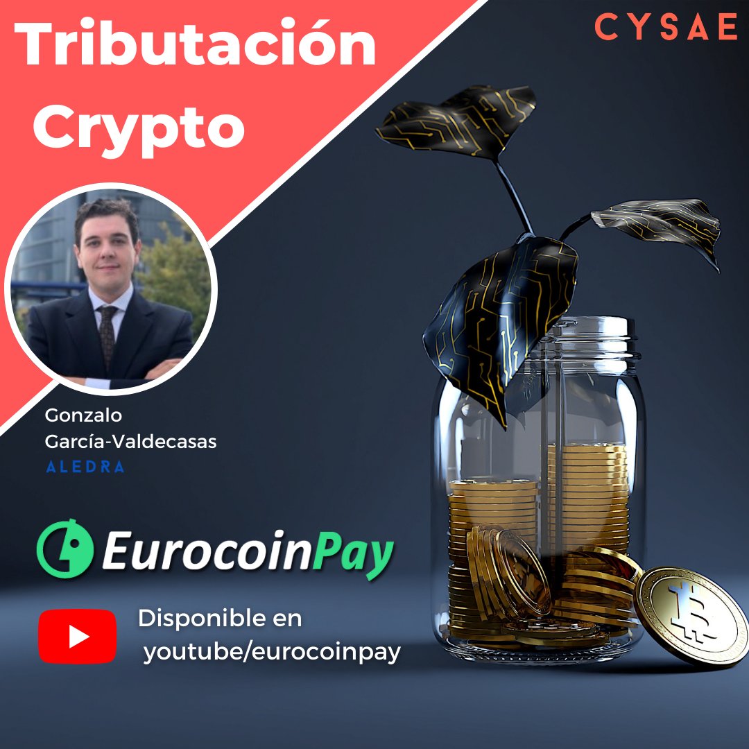 cysae_legal's tweet photo. ¿Tienes dudas sobre tributación crypto? 
Te recomendamos este vídeo de @eurocoinpay y nuestro socio Gonzalo García-Valdecasas. 👇👇👇

https://t.co/otDyYKLple

#Crypto #impuestos  #Criptomonedas https://t.co/qLVuRWCPYZ