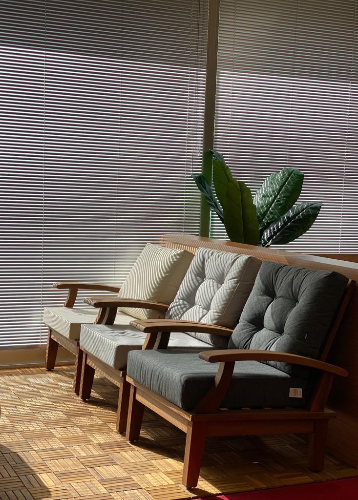 Güneş ışınlarına ve solmaya dirençli Tevalli minderler sizi özel tasarımlarla hazırlanıyor☀️

Tevalli mattresses that are resistant to sun rays and fading are prepared for you with special designs☀️ 

#minder #tasarım #elegant #tevallidesing #outdoorfurniture