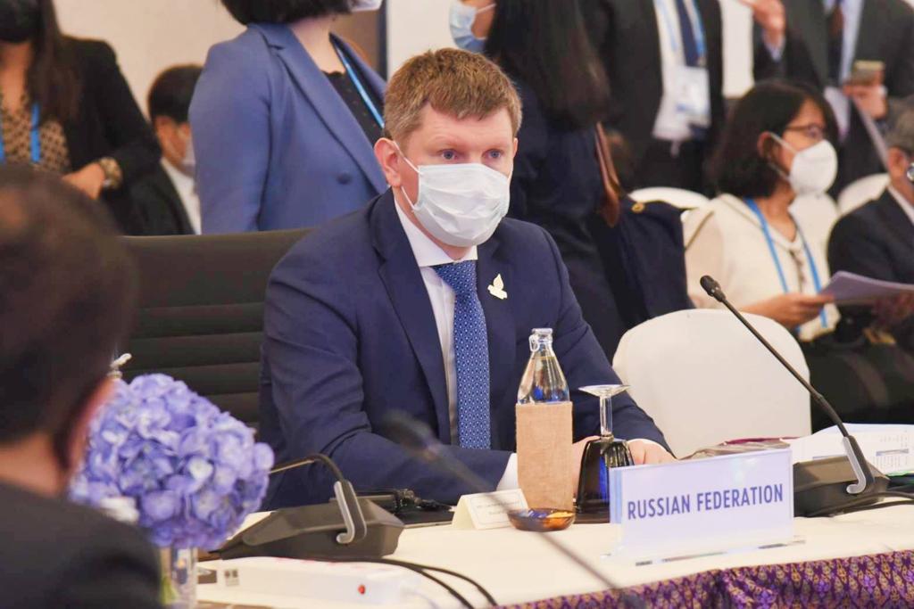 mfa_russia's tweet photo. 💬 Minister of Economic Development of Russia Maxim #Reshetnikov during the #APEC Ministers Responsible for Trade Meeting: The situation on financial markets has stabilised. <...> In May, the rouble showed the best dynamics among all world currencies.
🔗 https://t.co/7rXx28fFaV https://t.co/hq47F9QL6p