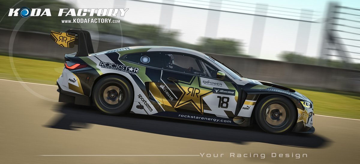One of the 100+ currently available skins on Patreon:  patreon.com/kodafactory  #iRacing #rFactor2 #ACC #kodafactory #kodasimracingdesign