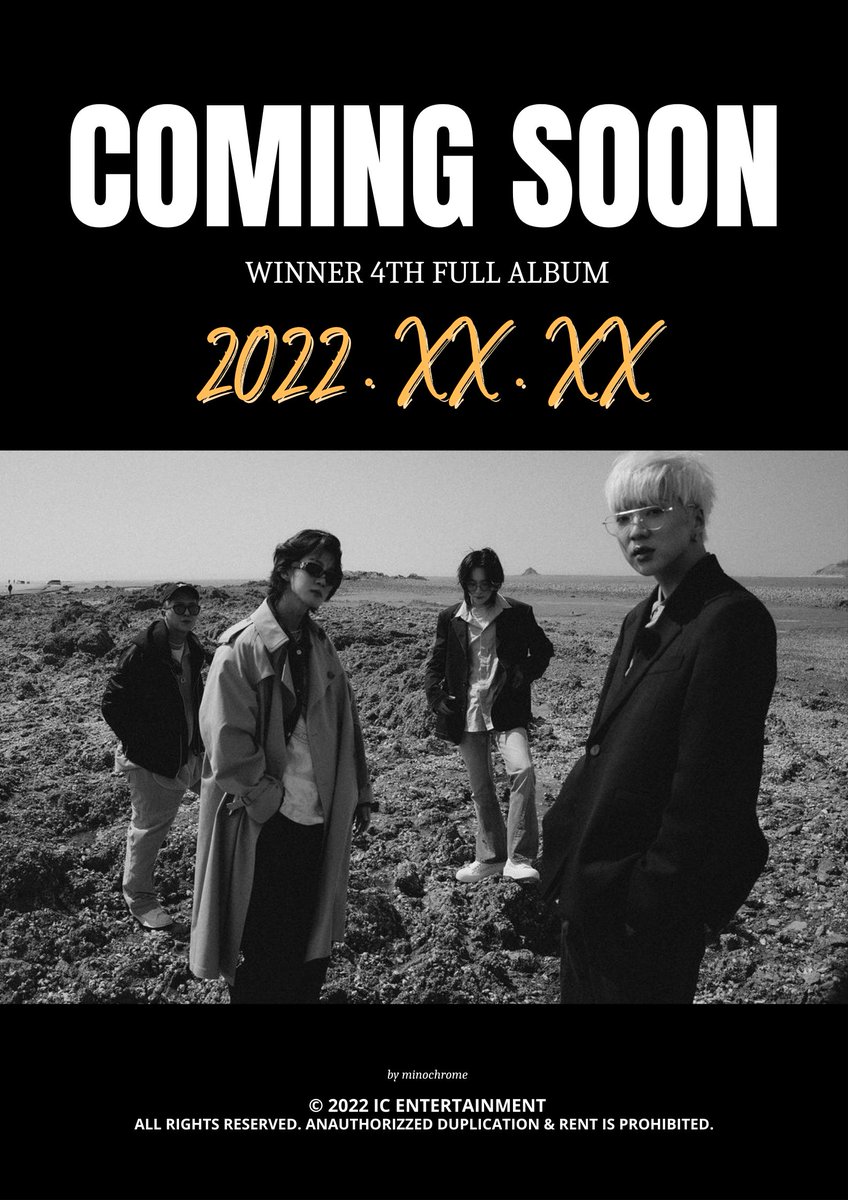 minochrome_'s tweet photo. #WINNER FULL ALBUM COMING SOON

 #위너 #NEWRELEASE #FULLALBUM #COMINGSOON #YG #IC_Entertaiment #FANMADE https://t.co/NeJED8A3te