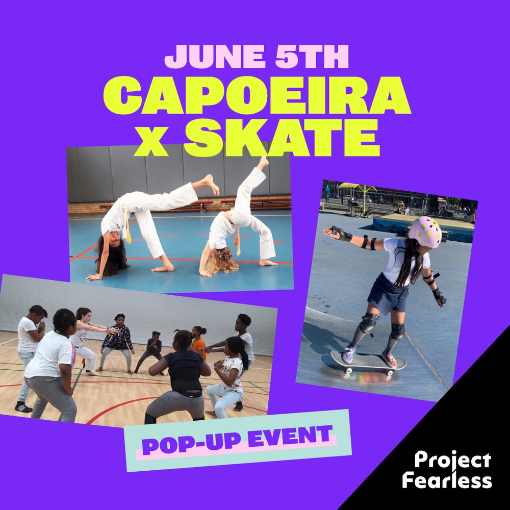 Beginner to intermediate: All levels welcome
Pop-Up Event: Capoeira x Skateboarding workshop - mailchi.mp/4b371385e971/p…
