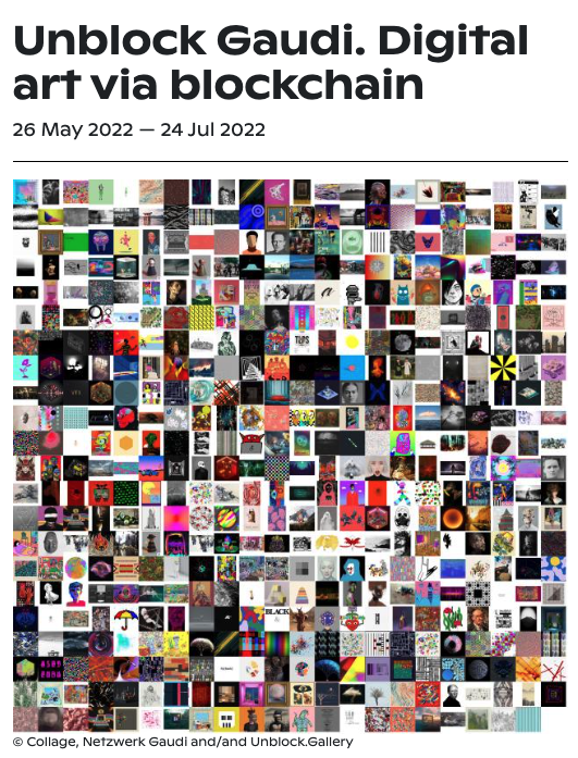 francien_krieg's tweet photo. I am so honoured my work is part of this :
Unblock Gaudi Digital Art via Blockchain at the museum Angewandte kunst, organisation:
Tuan Khanh Hoang Nguyen, Paulo Perez, and Jascha Tutt and @unblockgallery 
https://t.co/pl4gyNY15V https://t.co/8lkLp29AXP