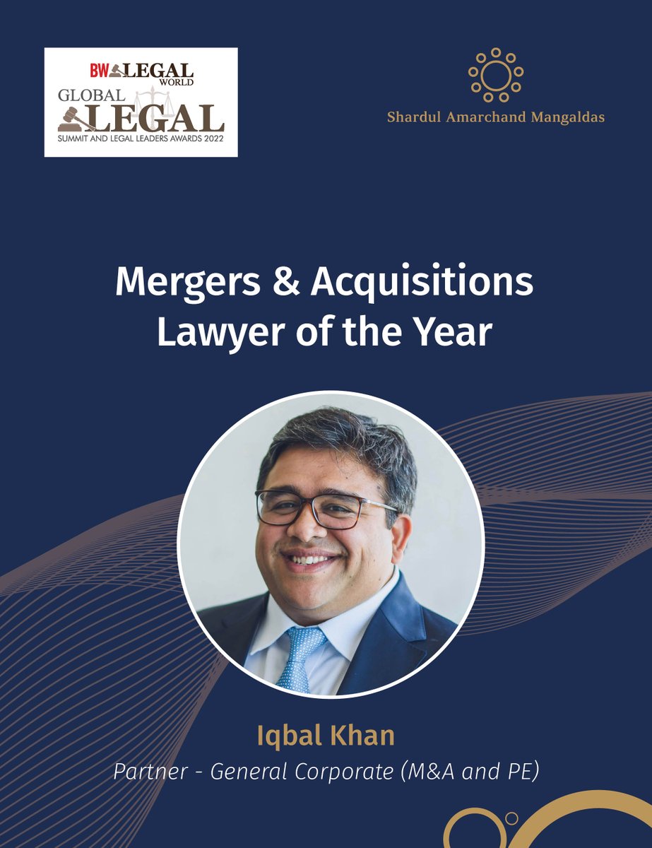 Congratulations to our Partner Iqbal Khan on being recognised as ‘Mergers and Acquisitions Lawyer of the Year' at the BW Global Legal Summit and Legal Leader Awards 2022.
#Awards #Legal #leadinglawyer #leadinglawfirm