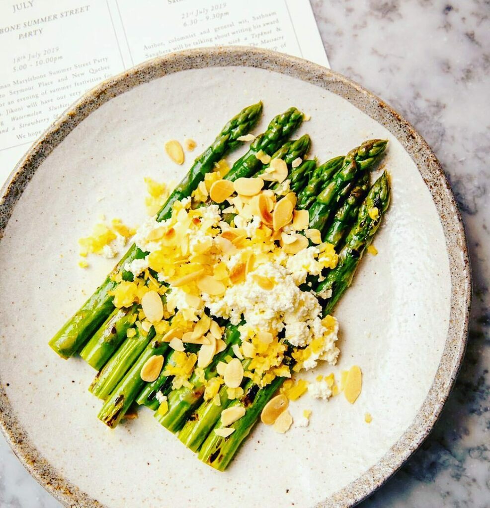 It’s the season - here today, gone tomorrow. Come & get our Wye Valley Asparagus with Smoked Paneer, Brown Butter & Preserved Lemon while you can! instagr.am/p/Cd5JefaIkIZ/
