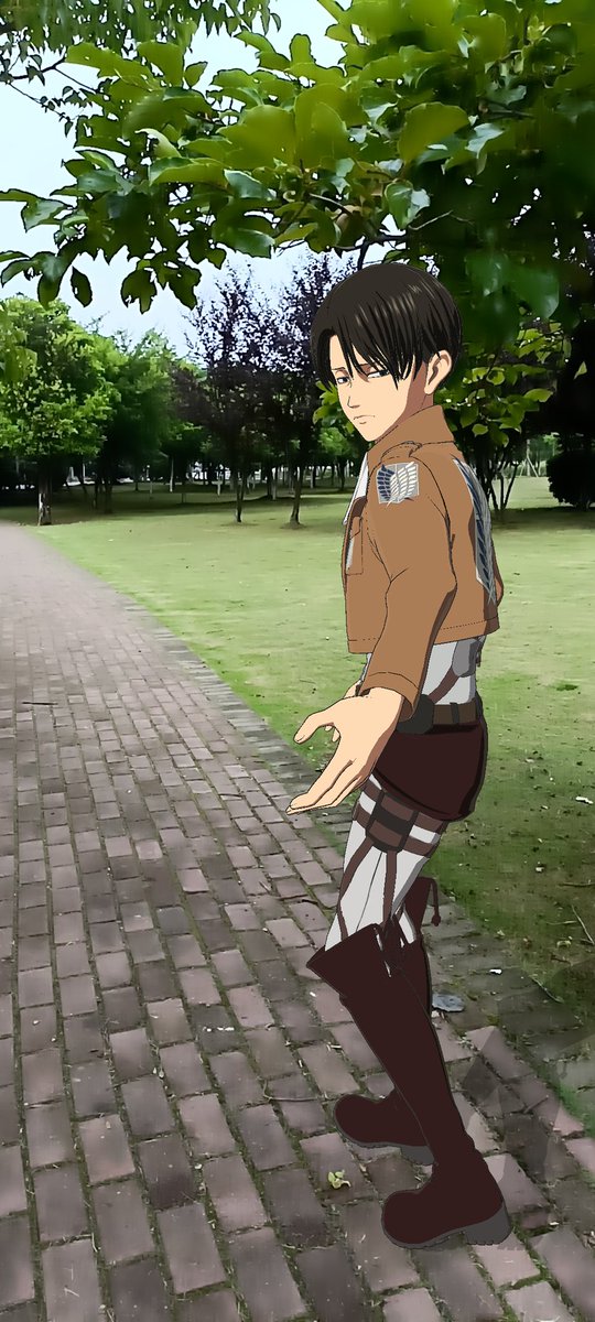 可是他在向我伸手耶😇