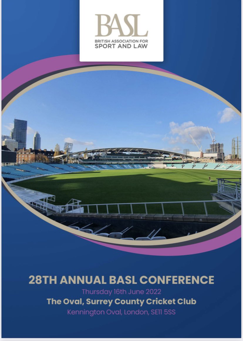 BASL_Sport_Law's tweet photo. The Board is delighted to announce the speakers of the 28th annual conference. 

You can book a space on the conference by returning the booking form, which is available on the website, to BASL-enquiries@hotmail.com. https://t.co/MVZyviy1jb