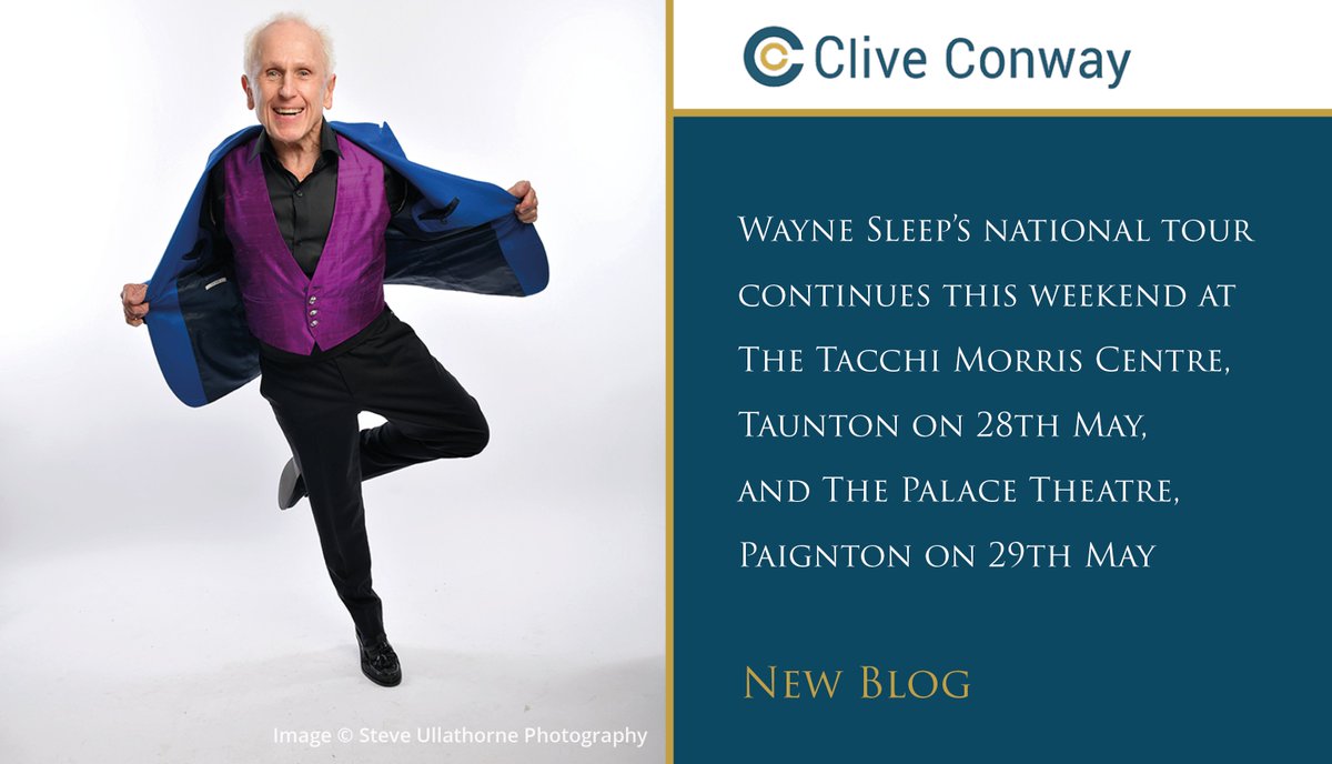 Clive Conway (@cliveconway) on Twitter photo Wayne Sleep’s national tour continues this weekend at The Tacchi Morris Centre, Taunton on 28th May, and The Palace Theatre, Paignton on 29th May. For more information, please visit: blogcliveconwayproductions.com/post/wayne-sle… #theatre #ballet #Taunton #Paignton @TMAC_Taunton <a href="/Theatrepaignton/">Palace Theatre Paignton</a> Wayne Sleep’s national tour continues this weekend at The Tacchi Morris Centre, Taunton on 28th May, and The Palace Theatre, Paignton on 29th May. For more information, please visit: blogcliveconwayproductions.com/post/wayne-sle… #theatre #ballet #Taunton #Paignton @TMAC_Taunton <a href="/Theatrepaignton/">Palace Theatre Paignton</a>