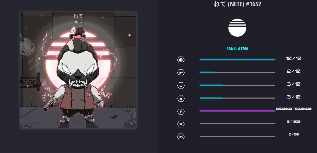 NETE is so rude, ready to fight !🦹‍♀️ <a href="/TrooperzGenesis/">Trooperz</a> #nft #tezos <a href="/objktcom/">objkt</a>