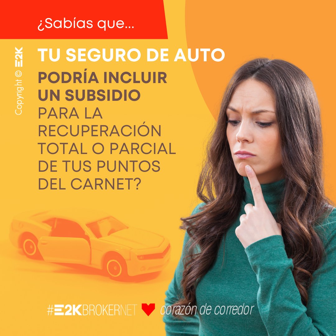 Generacion_Plus's tweet image. Mantén tus puntos #seguros

- No llevabas abrochado el cinturón de seguridad o te han pillado con el móvil al volante y pierdes puntos... ¿Ahora qué? Por suerte, el seguro te garantiza un subsidio para la recuperación total o parcial de los puntos de tu carnet. Pregúntanos.