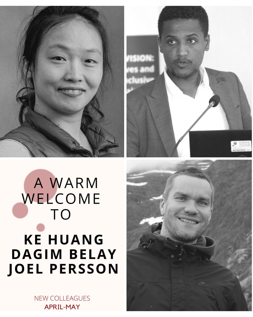 KU_IFRO's tweet image. A warm #IFRO welcome to our 3 new team mates 🤗 Postdocs @KeHuang13 and @joel_perss and Assistant Professor Dagim G. Belay. You can find a short introduction on our LinkedIn page bit.ly/3sRtxA5 🎉 #dkforsk #dkvid @science_ku @VILLUMFONDEN