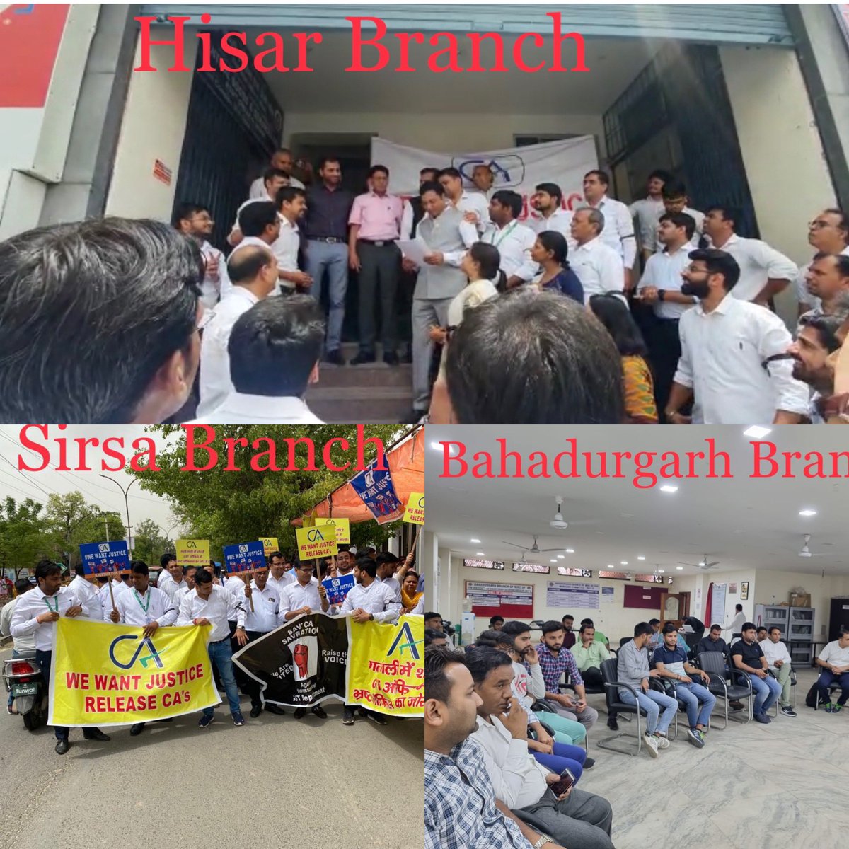 cajitender9's tweet image. We want Justice @theicai @TimesNow @timesofindia @htTweets @DC_Gurugram @amarula @abhishekrajaram @drdebashismitra @AniketTalati @aniyadav17 @haldiaarpit @nsitharaman @PMOIndia @cmohry @gurgaonpolice @HTGurgaon 

#JusticeforCA #CAUnity #punishcorruptGSTofficers #ICAI