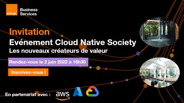 ☁️Vous avez des projets de transformation #cloud ?☁️
Rejoignez nos experts Flexible Engine et nos partenaires <a href="/AWS/">Amazon Web Services</a> , <a href="/Google/">Google</a> &amp; <a href="/Microsoft/">Microsoft</a>  pour vous aider à décrypter les enjeux du #CloudNative 
📆 RDV le jeudi 2 juin à 16:30 pour un #workshop dédié😀
👉 bit.ly/3sFkvq1