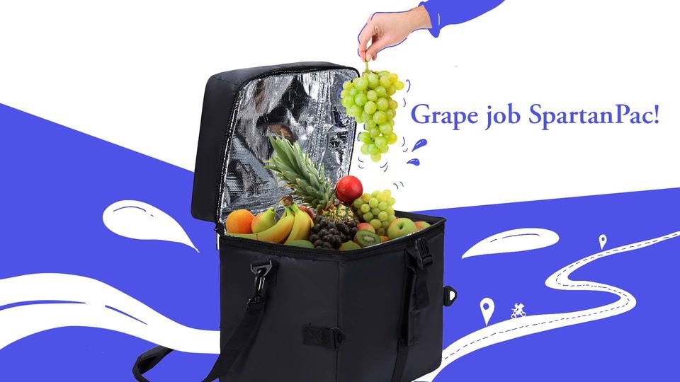 Fruit that arrives perfectly every time… Grape job SpartanPac! 

Find out more:
business.spartanpac.com
riders.spartanpac.com
spartanpac.eu

 #ThePerfectDelivery #SpartanPac #DeliveryPack #TakeawayPack #Takeaway #Delivery #UberEats #Deliveroo #JustEat