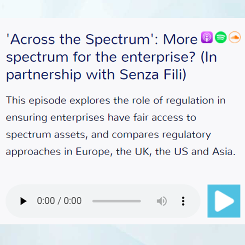 Global_Spectrum's tweet photo. The latest edition of #AcrosstheSpectrum podcast is now out!π Eric Fournier, @MPORielly & @monicapaolini discuss EU vs US approaches to vertical connectivity @SenzaFiliCons
Don't forget to check out our #EUSpectrum conference on 8 & 9 June - https://t.co/tskCYN38SE