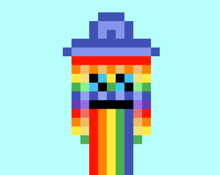 DrBuhhhh's tweet photo. Uhh got one more rainbowvomit #tinytrashcans #NFTCommunity #wearealltrash #ProbablyNothing https://t.co/pBSkGVnlMb