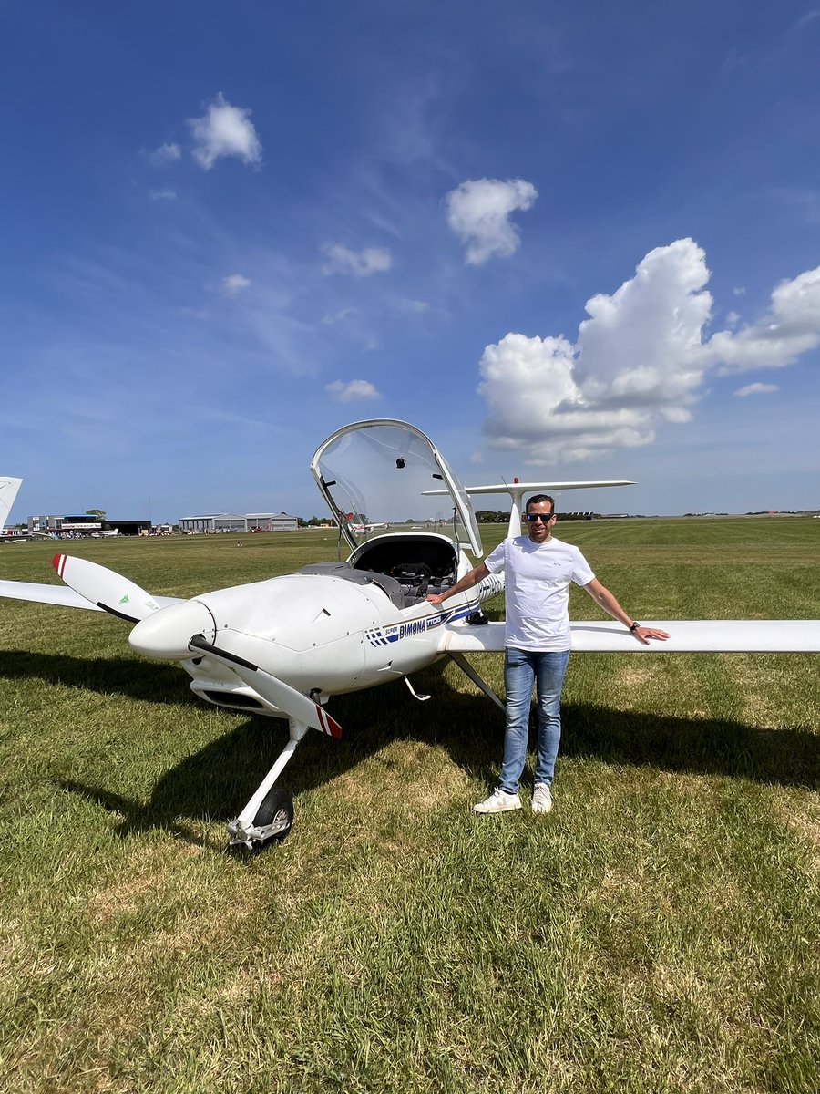 Mooie dag gisteren vanaf boven  en lunch op Texel #vliegen #texel