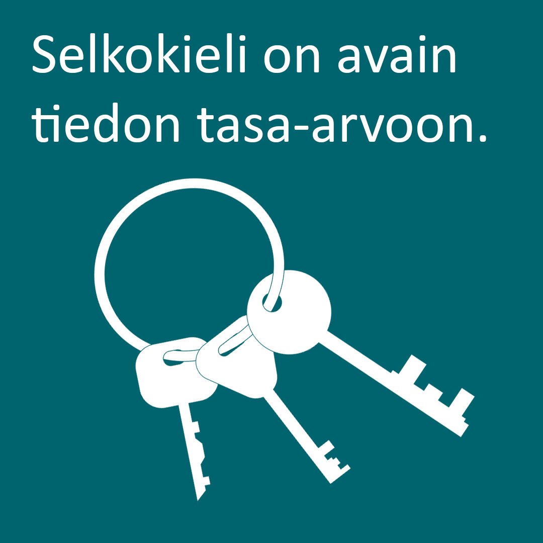 Selkokeskus's tweet photo. Selkokieli on avain tiedon tasa-arvoon. #Selkokieli on helppoa suomen kieltä, jota tarvitsee jopa 750 000 suomalaista. Selkokielen tarpeen taustalla voi olla esimerkiksi kehitysvamma, adhd, lukivaikeus, muistisairaus tai se, että äidinkieli on jokin muu kuin suomi tai ruotsi. 1/2 https://t.co/0Y6STqurLm