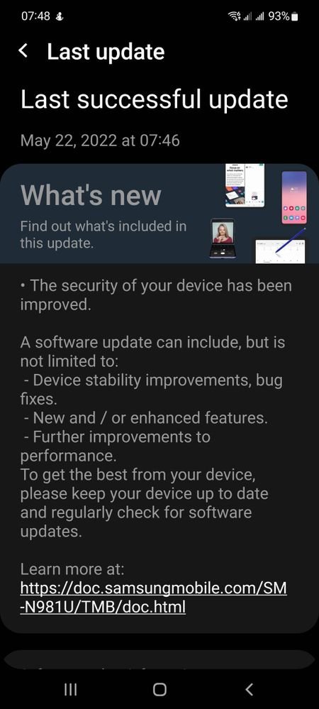 Samsung One UI Updates on Twitter: