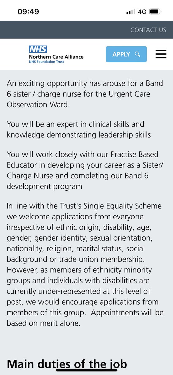 dondonw1's tweet photo. An exciting opportunity to join our expanding team on the urgent care observation ward https://t.co/uCnpxqTmN3
