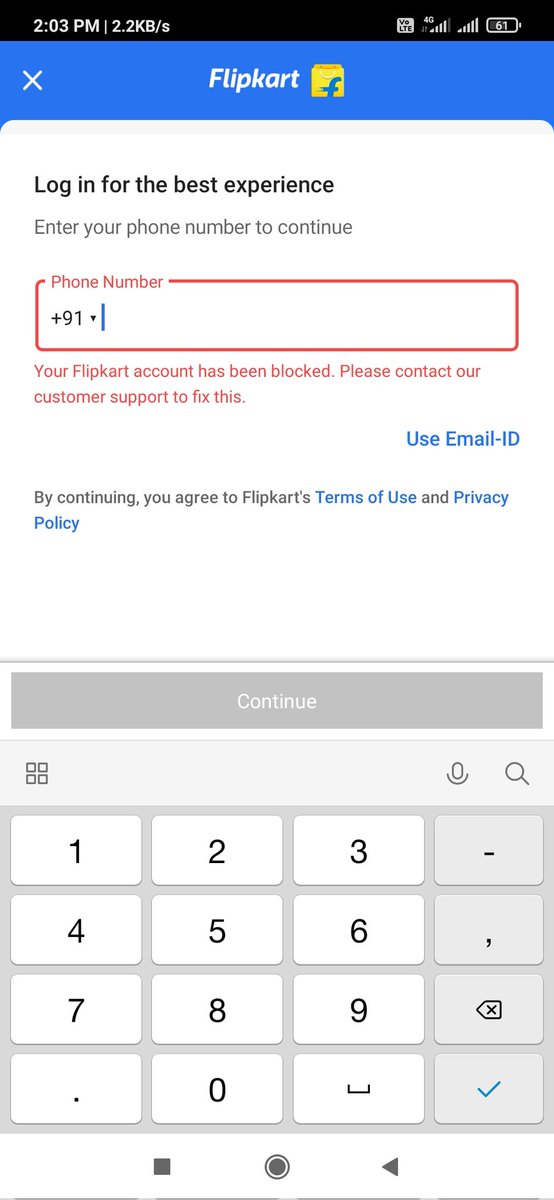 nilufa786's tweet photo. @flipkartsupport 
Dear Sir/mam
My Name is Nilufa Yasmin
Mobile No is 9733242030
My flipkart account block for long time. Don't know what happened. Please unlock as soon as possible. Thanks. https://t.co/mkZKxb5sUN