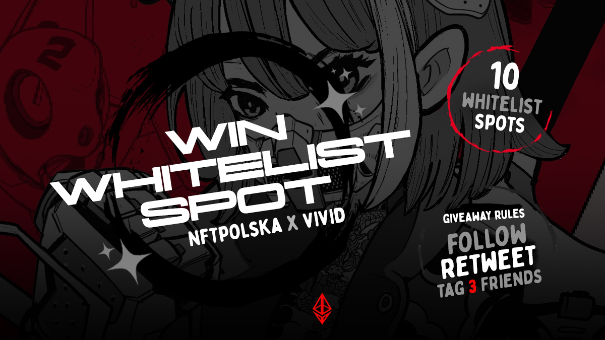 💥 NFT Polska x Vivid 💥

We are giving away 10 <a href="/vividcojp/">vividcojp</a> spots courtesy of the team! 🤯

To enter:
- Follow <a href="/vividcojp/">vividcojp</a> + <a href="/nftpolska_/">NFT Polska</a> 
- ❤ Like + ♻ Retweet
- Tag 3 friends

🏆 10 winners to be announced in 48 hours!