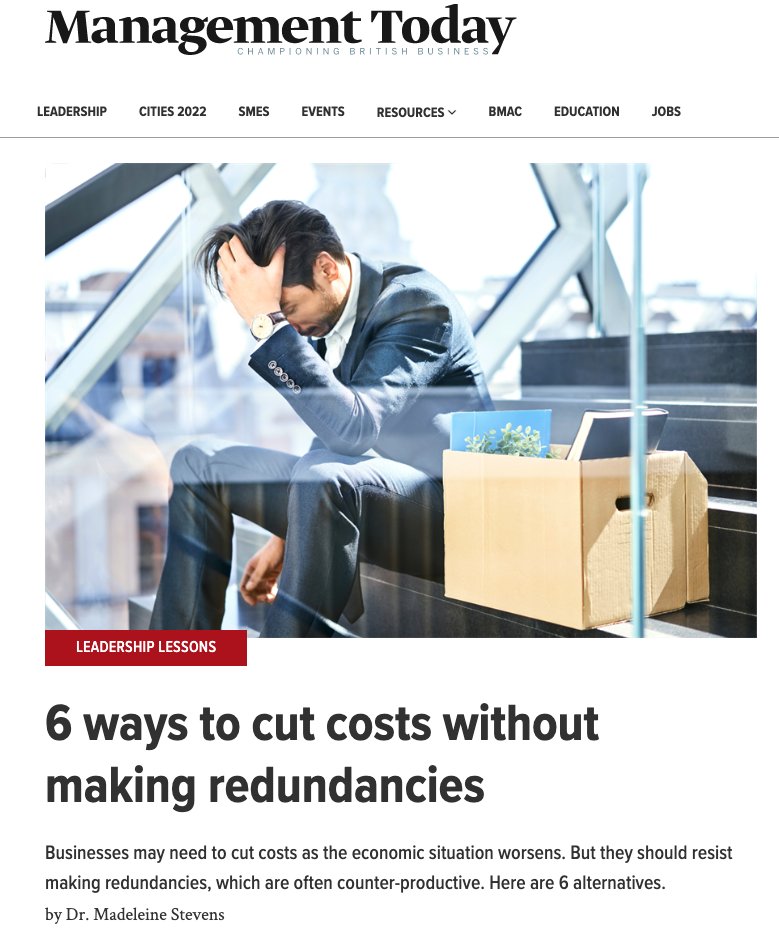 Excited to be featured in @ManagementToday 
managementtoday.co.uk/article/1755074 via <a href="/MT_editorial/">Management Today</a>