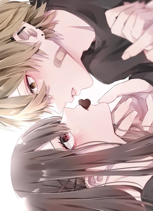 #キスの日
#絵柄が好みって人にフォローされたい

MK5(マジでキスする5秒前)…/// 