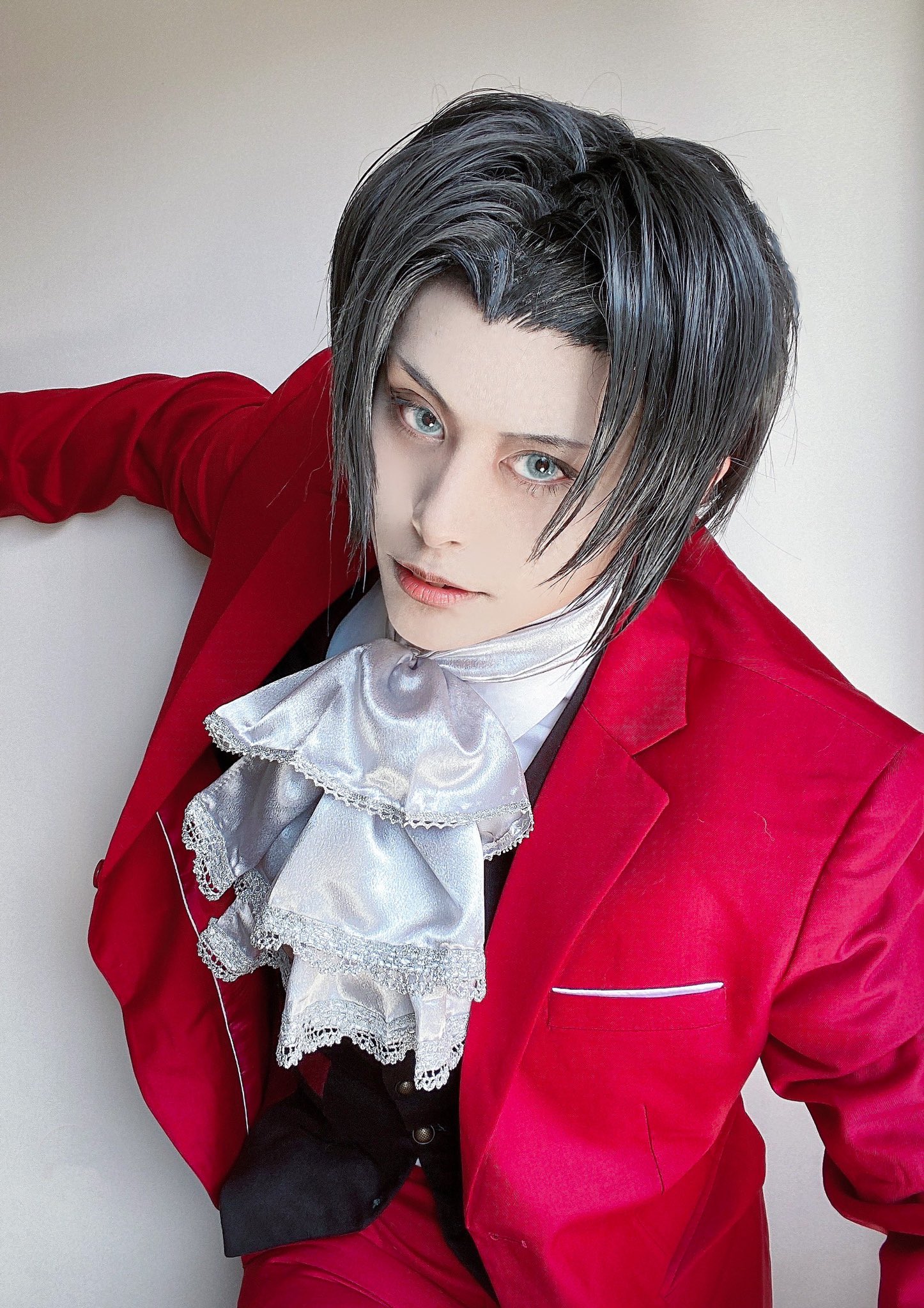 Amazon.co.jp: 逆転裁判・逆転検事 御剣怜侍 スーツ一 Cosplay