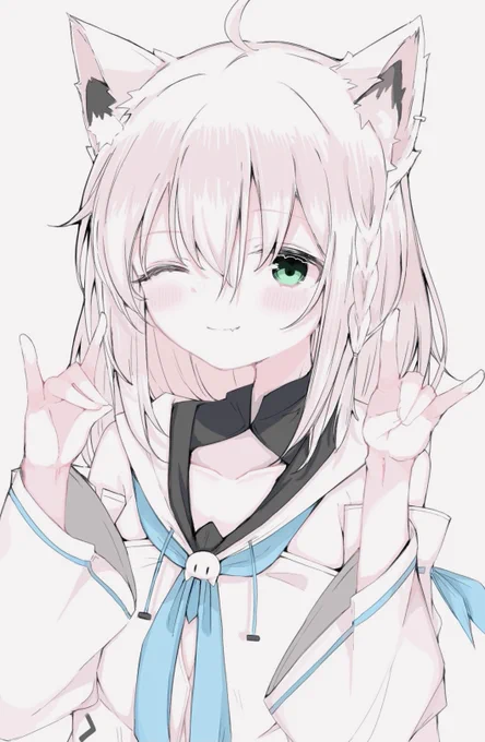 ฅ^•ﻌ•^ฅ

#絵フブキ 