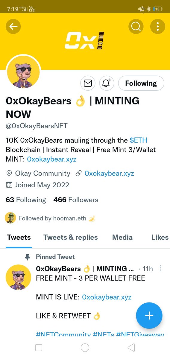 jonathandx2008's tweet photo. @0xOkayBearsNFT Let's go https://t.co/SSGBPdJqBQ