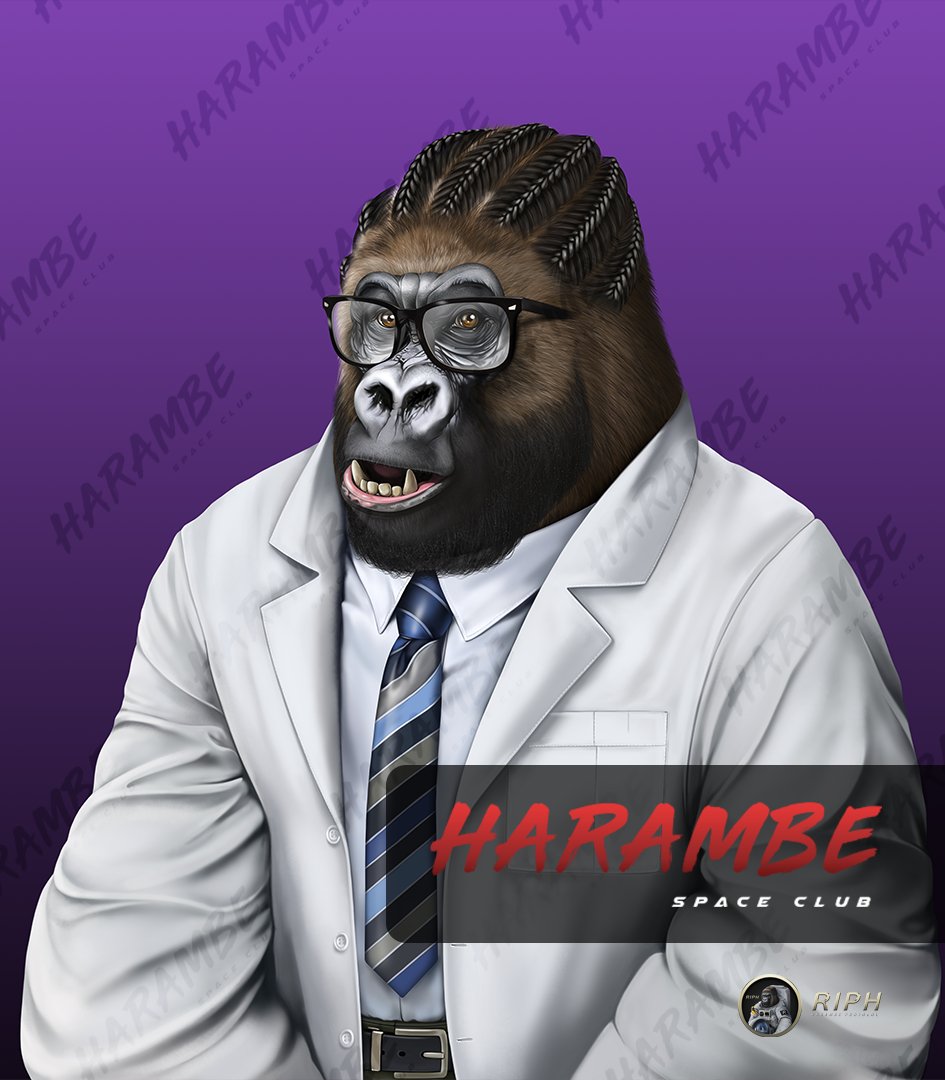 playrizegg's tweet photo. Doctor Harambe - "All doctors treat, but a good doctor lets nature heal"

🥷 5 x Early Access Giveaway

TO ENTER:
1⃣ Follow 
@HarambeProtocol

2⃣ Like &amp; Retweet
3⃣ Tag a Friend (every tag is an entry)

🥷 Winners will be messaged in 24 hours! Good Luck!

#NFTCommunity #NFTgaming https://t.co/ST3pvxhMo5
