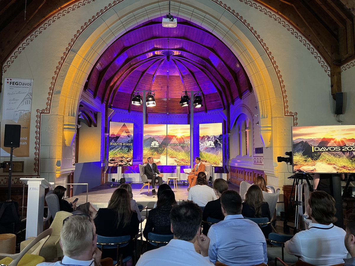 FilFoundation's tweet photo. Listening to @bgarlinghouse, CEO of @Ripple, at the #dwebgateway in #Davos.
Stop by for a full day of @FilFoundation and #CNBCxWEF22 programming! https://t.co/OkmcF6Gn2K https://t.co/tmEysDla97