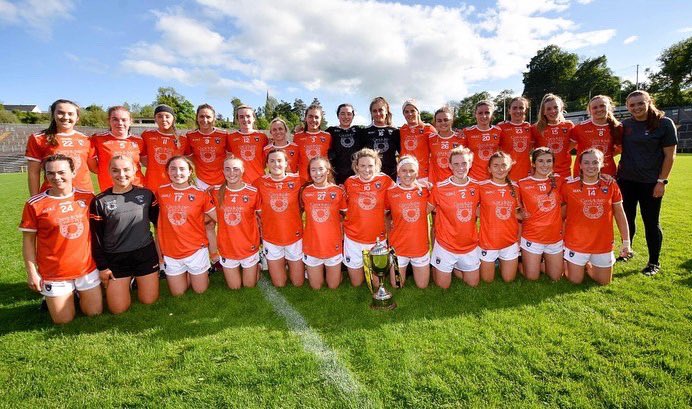 SLG_PE's tweet photo. Massive congratulations to our Technology teacher Miss Lavery on her Ulster championship title with @armaghlgfa 👏

Miss Lavery puts in a lot of hard work with our school football teams so it is great to see her achieve highly with her county 🥳 

3 in a row👏👏 https://t.co/nYQpcCyVmt