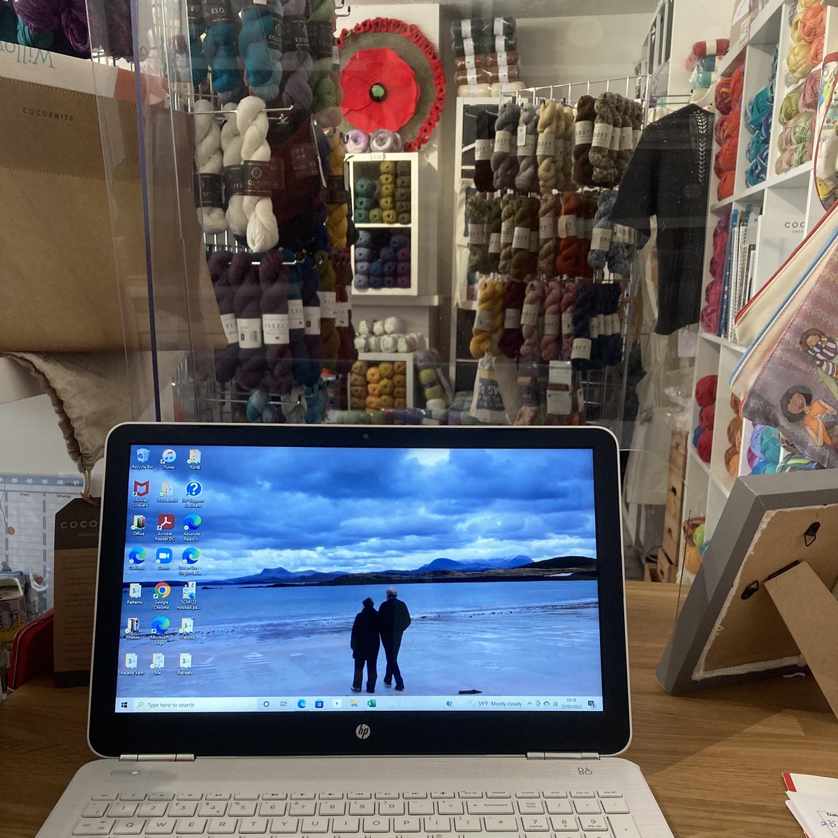 These things work so much better with power! Forgot the cable so jobs offline are the order of the day lol #eweandyarnthirsk