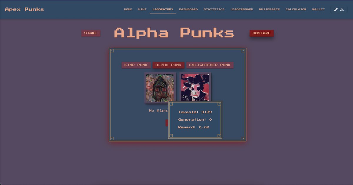 apexpunks's tweet image. The Alpha Punks are prepared to steal $PUNKZ tokens from the Kind Punks that leaves the laboratory !! 🚨

Collect as many Alpha Punks as you can and Baby Alpha Aliens starting with generation 1 to increase the rewards 

#AVAX #P2E #NFTCommunity #NFTs #GameFi #Avalanche