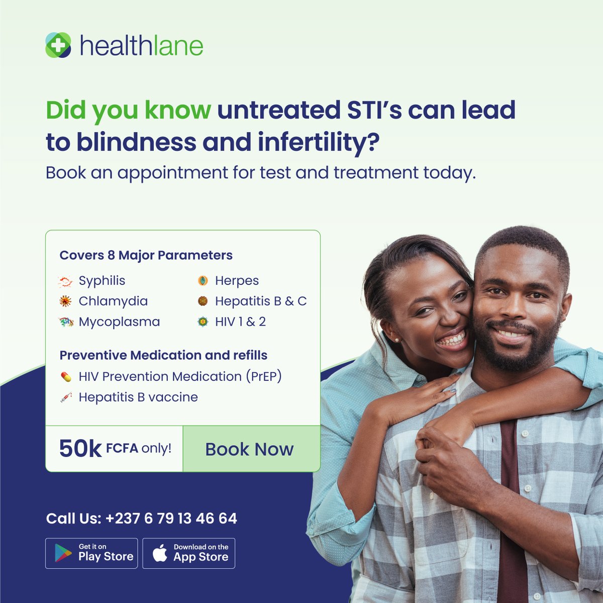Prevent sexually transmitted diseases with Healthlane. With the help of a blood test, we can detect any STI  in your body. 

Book an appointment today! ( linktr.ee/MyHealthlaneCMR )