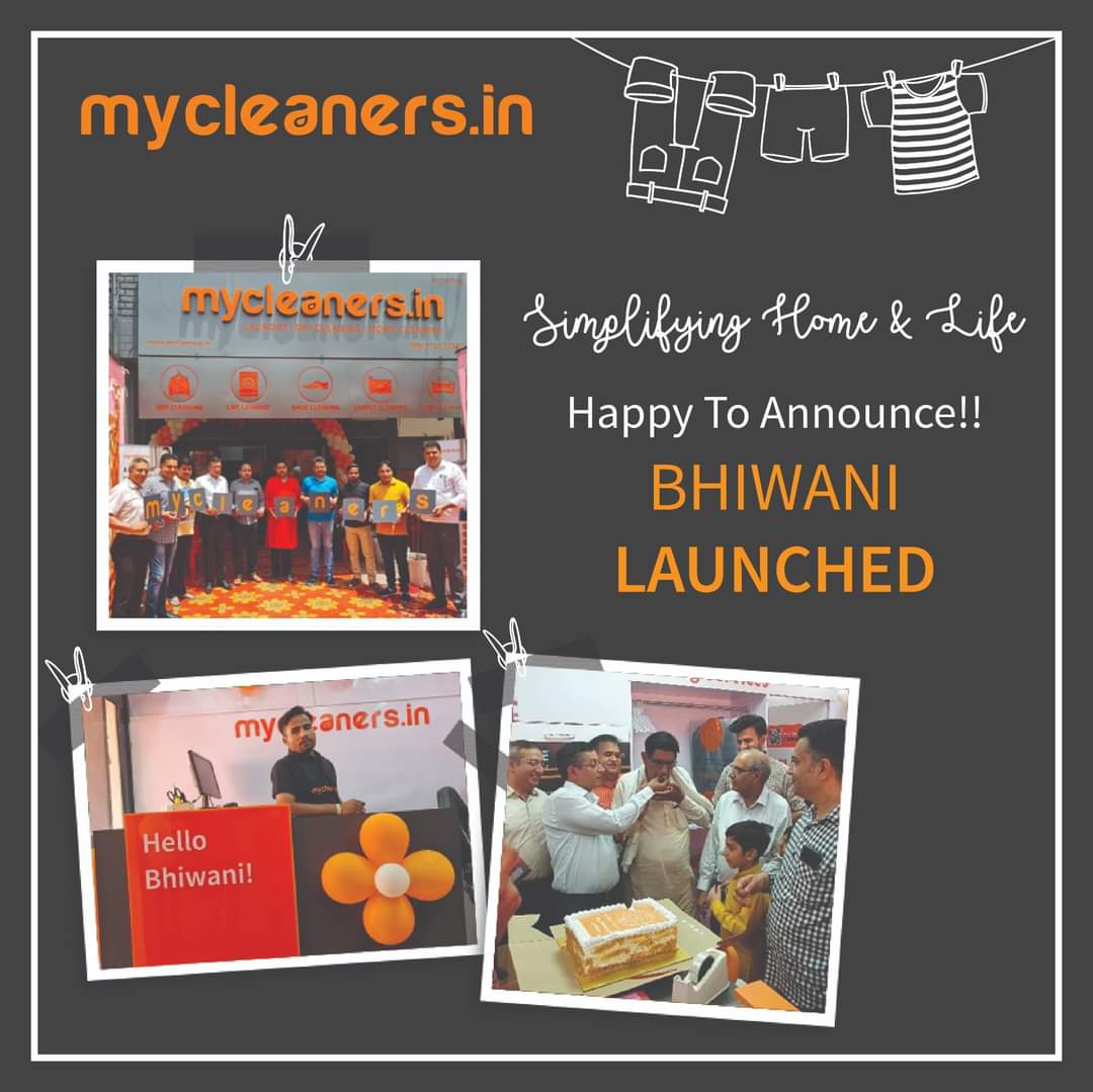 MycleanersIn's tweet photo. Painting another corner of Haryana orange successfully!!
We are proud and extremely delighted to announce that we have successfully launched our new store in Bhiwani, Haryana.
 #simplifyinghomeandlife #mycleaners #expansion #growing https://t.co/3hy1KjkLoA