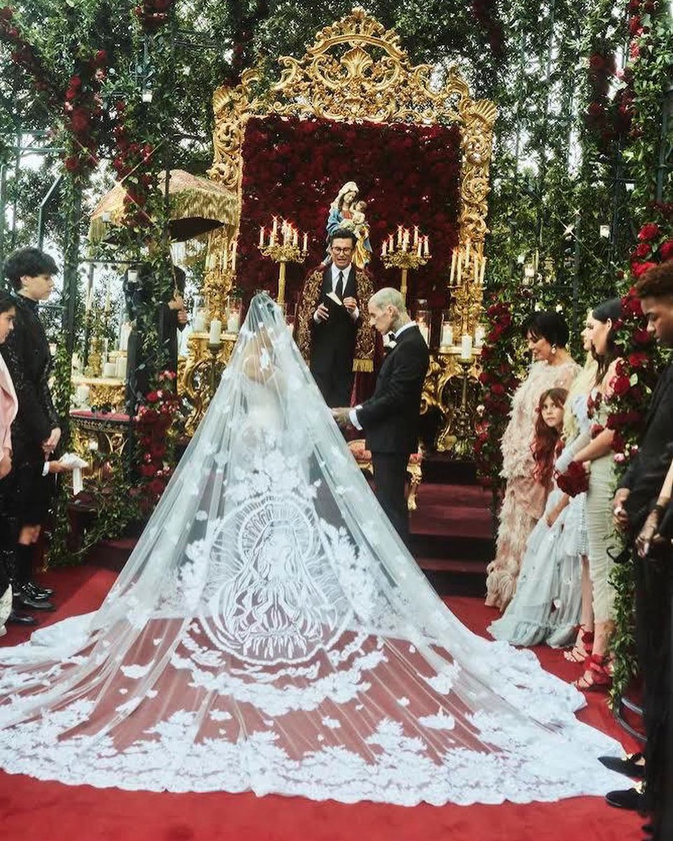 Kourtney Kardashian and Travis Barker marry for third time in magical