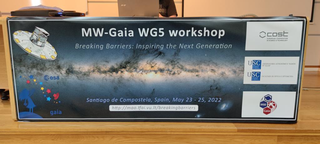 Breaking Barriers: Inspiring the Next Generation workshop is kicking off today at 14h in Santiago de Compostela in hybrid format.
More info at: mao.tfai.vu.lt/breakingbarrie…