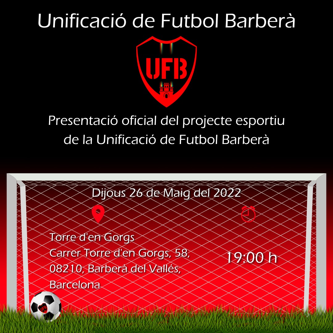 UFBarbera's tweet photo. ¡Os esperamos! https://t.co/Y3H6XptTtF