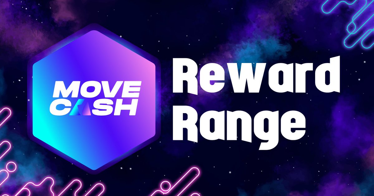 💫 #MOVECASH - ESTIMATED REWARDS TABLE 💥 We have come up with an estimated reward table (x2), specifically as follows: 👉 Reward Range: docs.movecash.io/move-to-earn-f… #MCA $MCA #Move2Earn #MoveToEarn