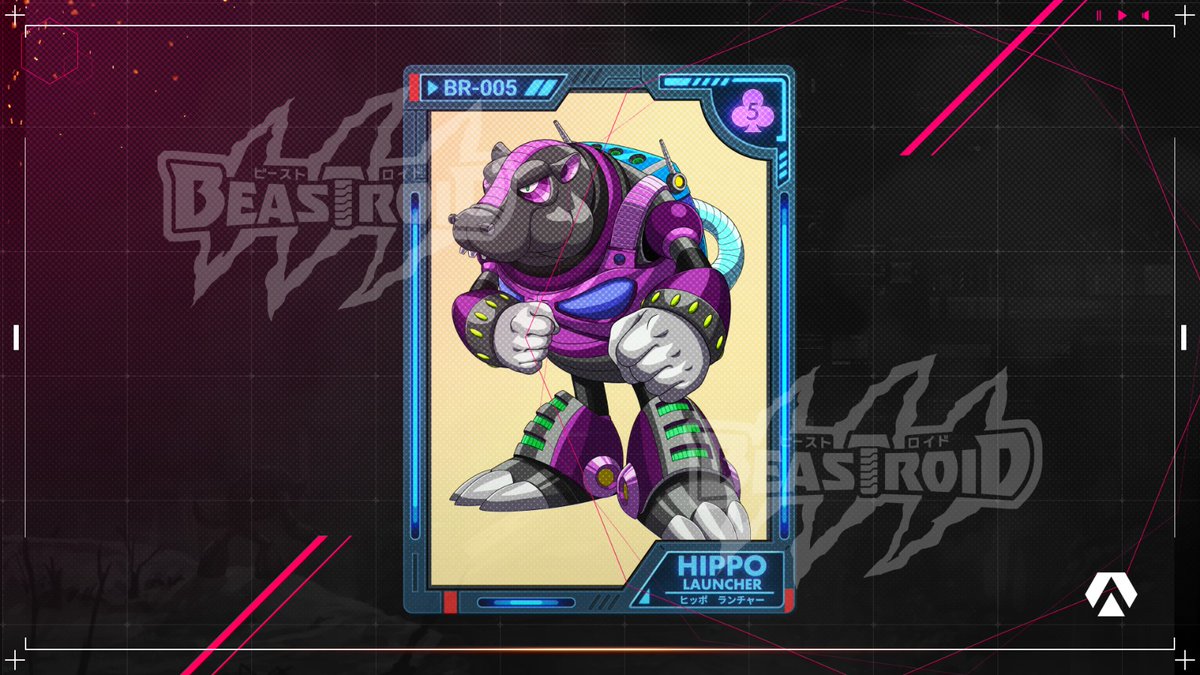 PF_Marketplace's tweet photo. #Beastroids are landing on #Aimée soon! Meet the undefeatable Hippo Launcher✨ His superior armor and shock absorbers will protect you in the #Metaverse 🛡️ 

Discover more 👇🏻
https://t.co/GLMvu9aQrl https://t.co/TAJtcx181X
