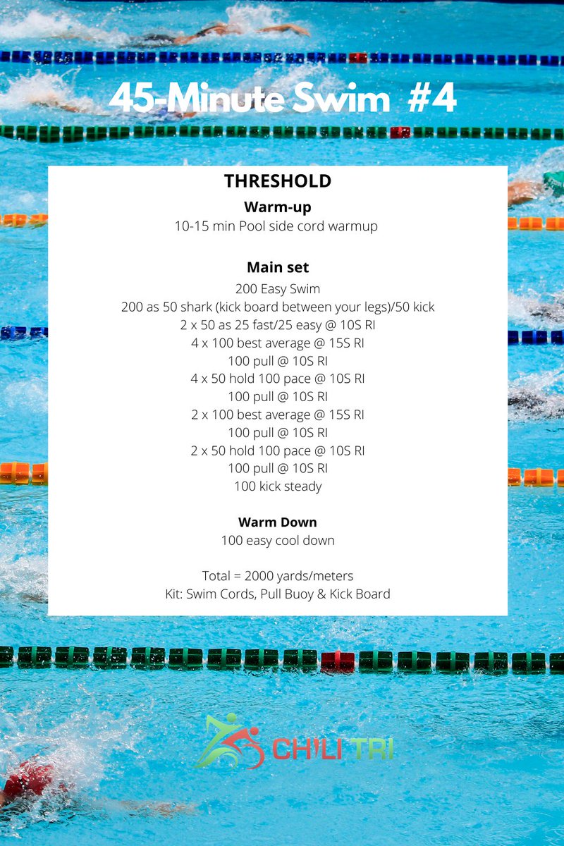 chilitrispain's tweet photo. Here's a great threshold swim session. You even get to be a shark! Let me know what you think.
Get more sessions here https://t.co/MYNUD1t5kk
#swimming #triathlon #chilitri #tricoach https://t.co/vjpU3LljOl