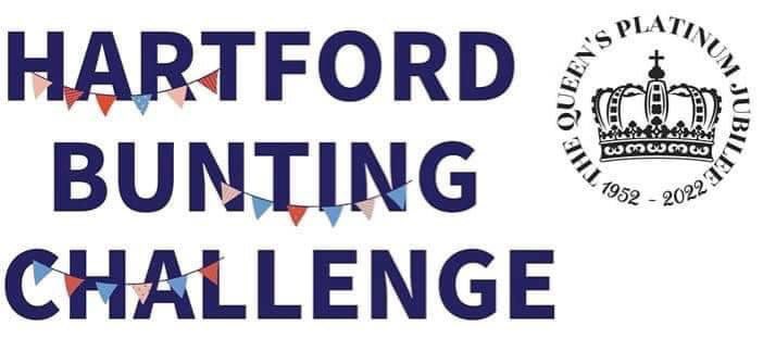 Hartford bunting challenge; can’t wait to see all the jubilee decorations over the jubilee weekend!